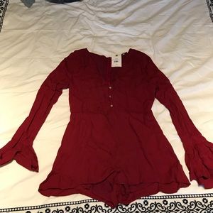 Red romper